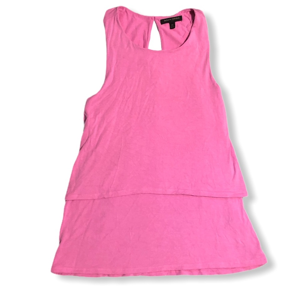 Pink Banana Republic Sleeveless Blouse